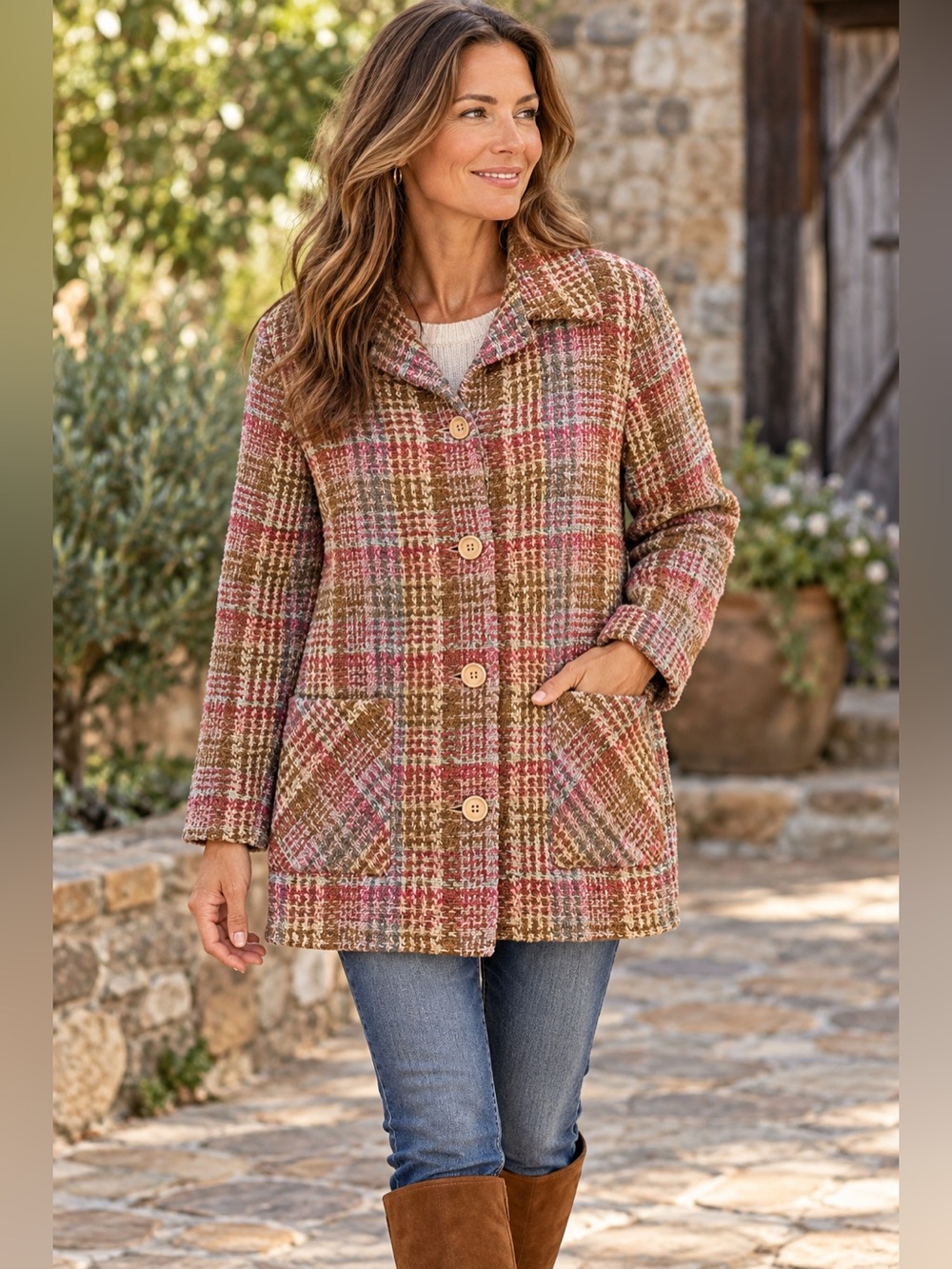 VTG Boyne Valley Weavers Ireland Tweed Jacket